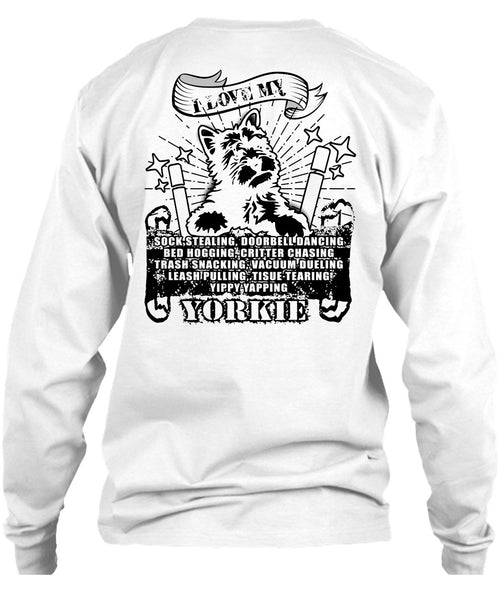 I Love My Yorkie T Shirt, I Love My Dogs T Shirt
