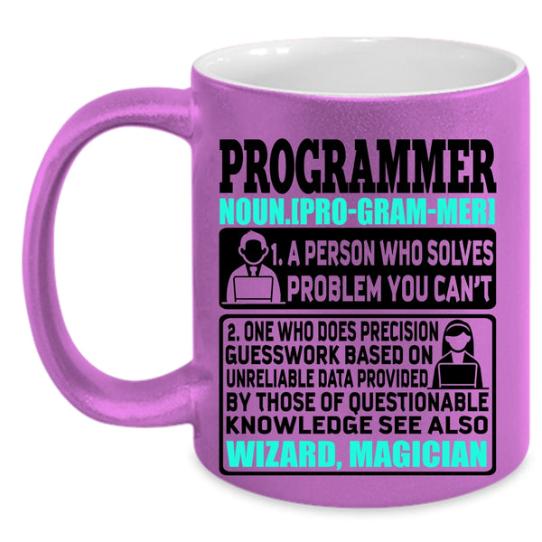 Funny Gift For Programmer Coffee Mug, Programmer Accent Mug