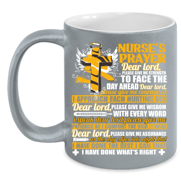Nurse's Prayer Coffee Mug, Best Gift For Nurses Coffee Cup