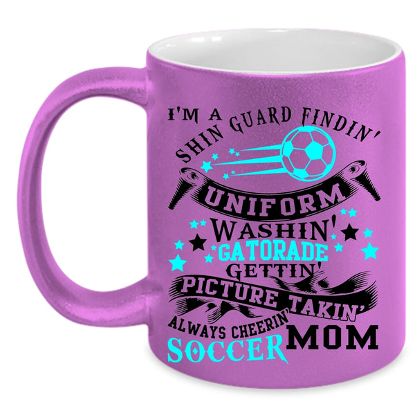 Cute Soccer Mom Coffee Mug, I'm A Soccer Mom Accent Mug