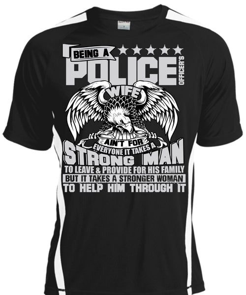 A black t-shirt with the shopify logo