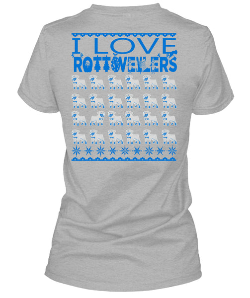 I Love Rottweilers T Shirt, I Love My Dog T Shirt