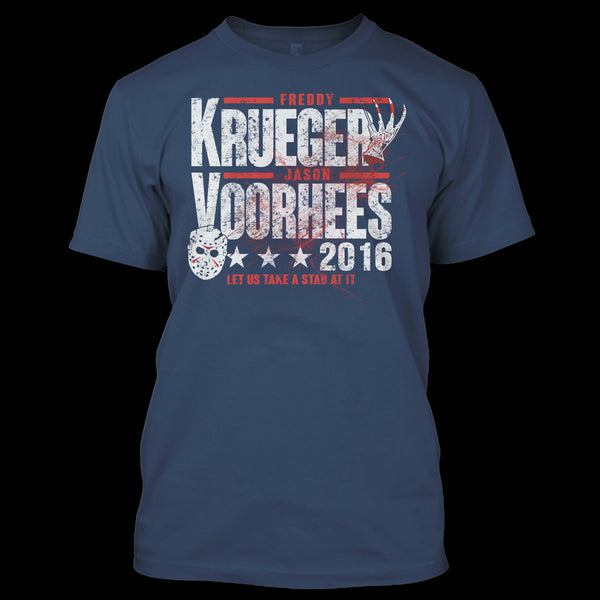 A black t-shirt with the shopify logo