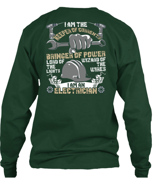 I Am An Electrician T Shirt, Keeper Of Currents T Shirt