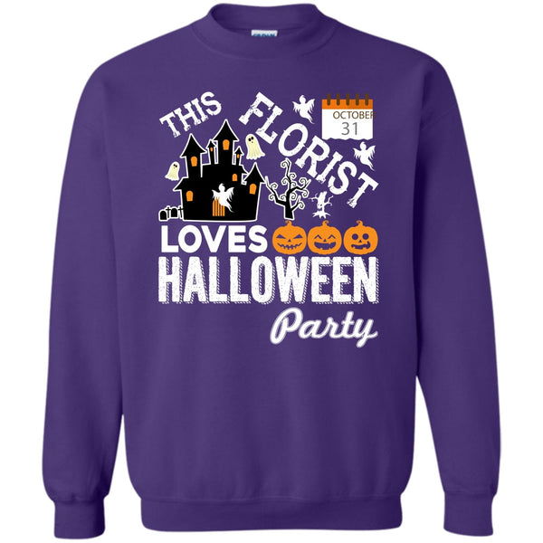 This Florist Love Halloween Party T Shirt, Cool Florist Sweatshirt