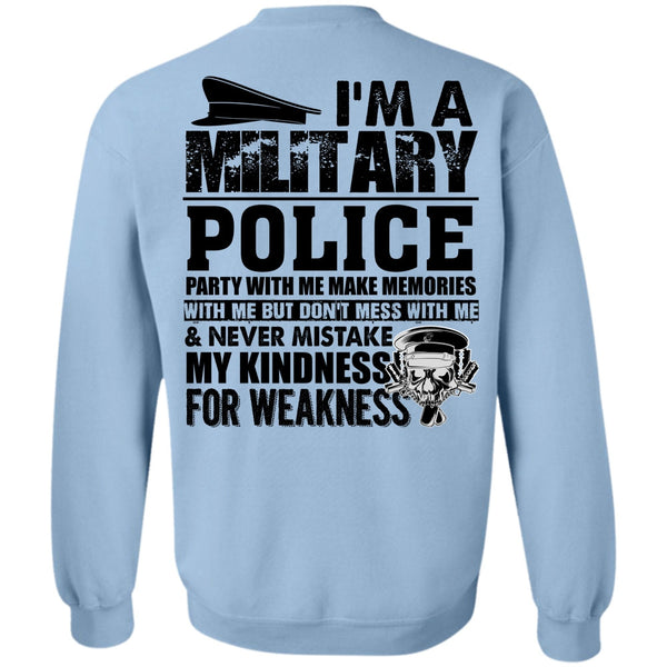 I Love Police T Shirt, I'm A Military Police Sweatshirt