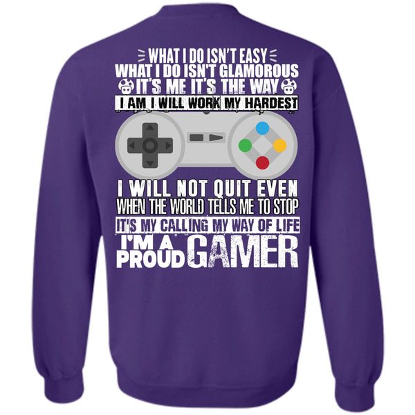 Work My Hardest T Shirt, I Love Gaming Sweatshirt
