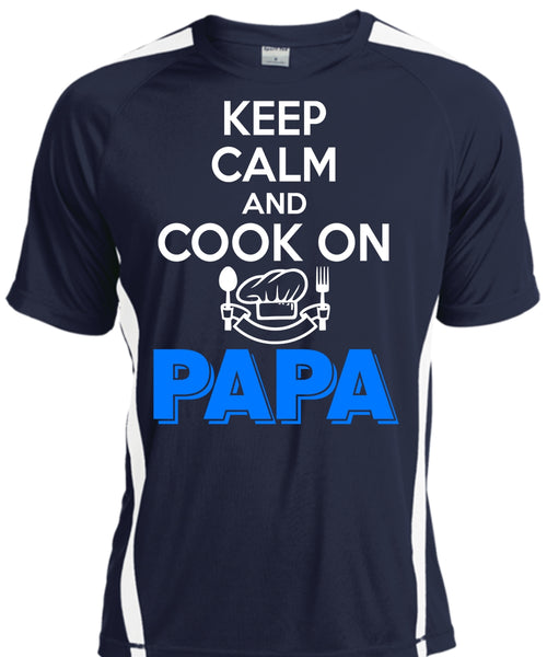 Keep Calm And Cook On Papa T Shirt, Father's Day T Shirt