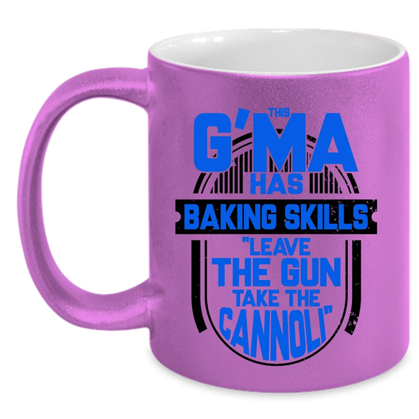 Funny Gift For Baker Coffee Mug, This G'ma Has Baking Skills Accent Mug