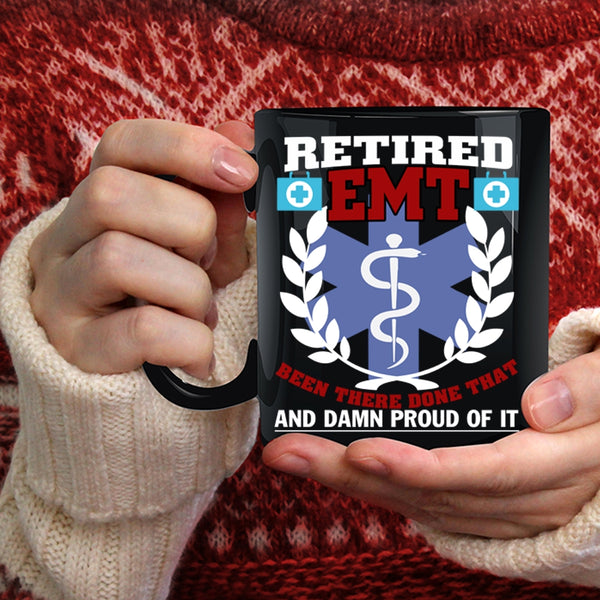 Retired Emt Coffee Mug, Cool Retirement Coffee Cup
