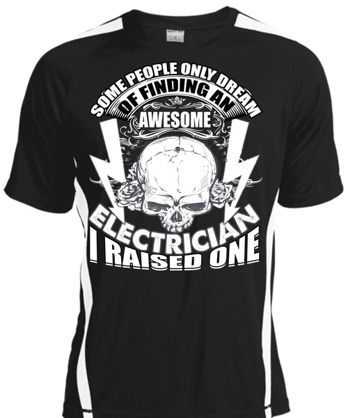 A black t-shirt with the shopify logo