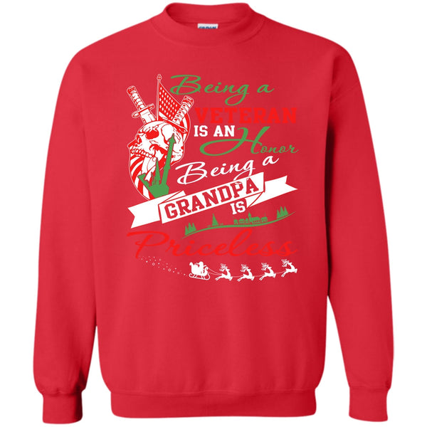 Being A Grandpa Is A Priceless T Shirt, Coolest Veteran Sweatshirt