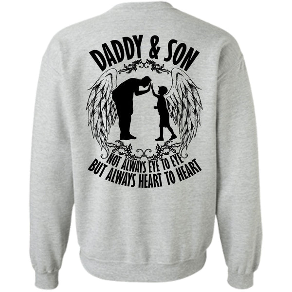 I Love Papa T Shirt, Daddy And Son Not Always Eye To Eye Sweatshirt