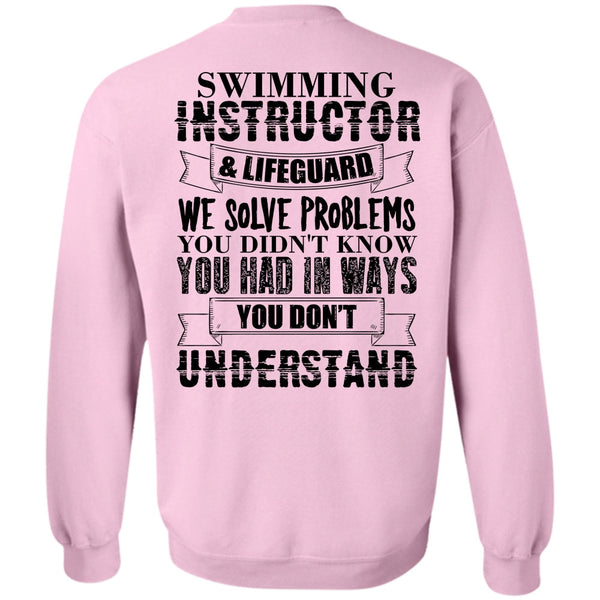 I Love Swimming T Shirt, Swimming Instructor Sweatshirt