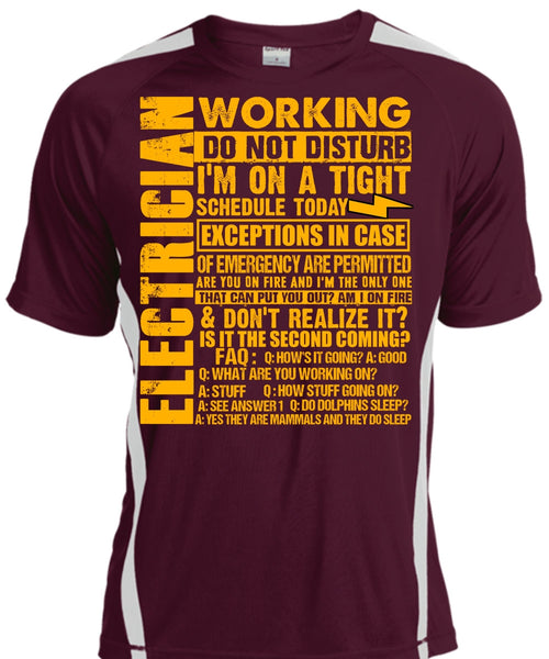 Electrician Working Do Not Disturb T Shirt, I'm On A Tight T Shirt, Cool Shirt