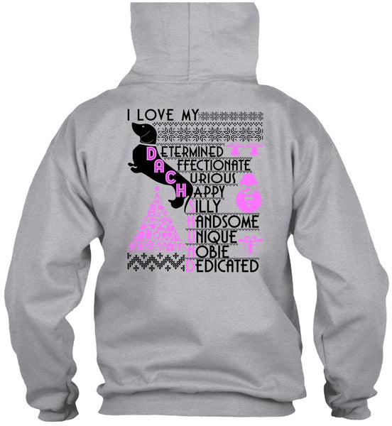 I Love My Dachshund T Shirt, I Love My Dog T Shirt