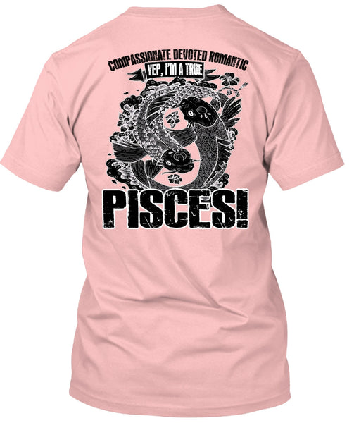 I'm A True Pisces T Shirt, I Love Pisces T Shirt