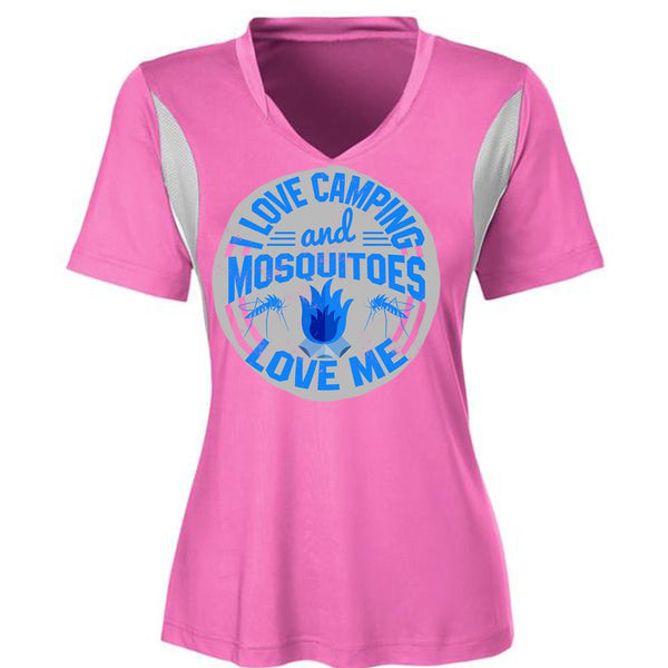 I Love Camping And Mosquitoes Love Me T Shirt, I Love Camping T Shirt, Awesome T-Shirts