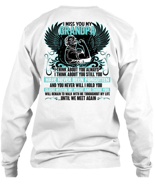 I Miss You My Grandpa T Shirt, I Love Grandpa T Shirt