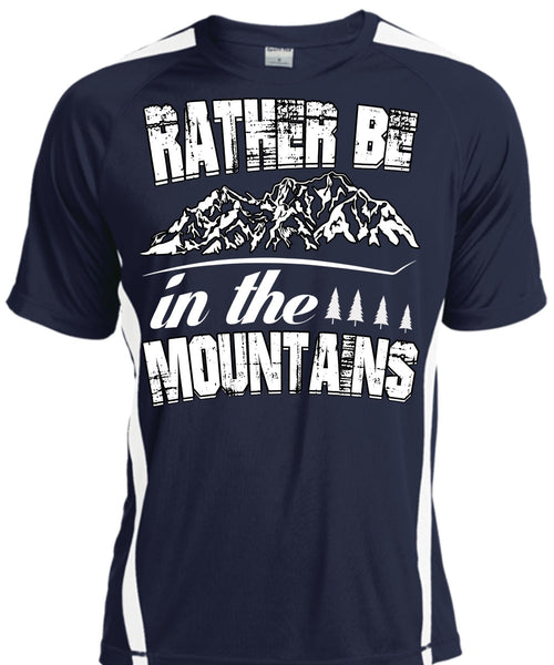Rather Be In The Mountains T Shirt, Being A Hiker T Shirt, Cool Shirt