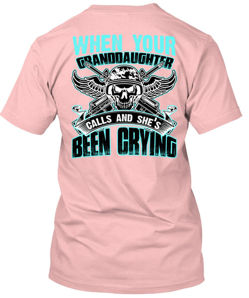 When Your Granddaughter Calls T Shirt, I Love Grandkid T Shirt