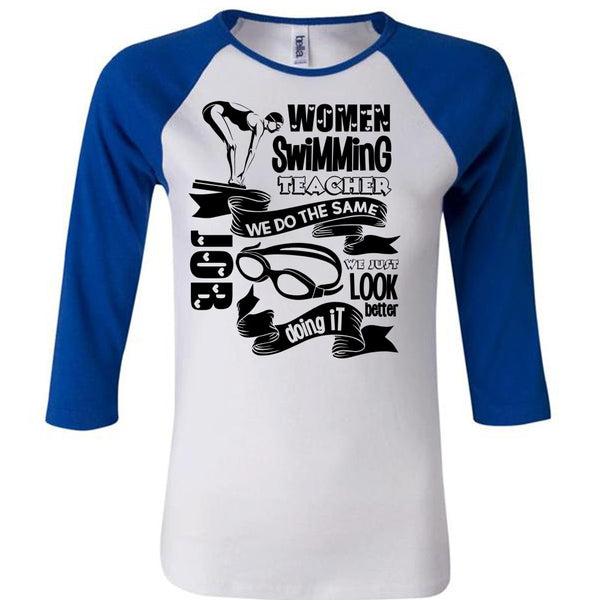 Women Swimming Teacher T Shirt, I Love Swimming T Shirt, Awesome T-Shirts