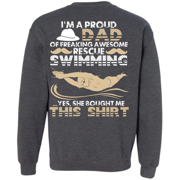 I Love Swimming T Shirt, Rescue Swimming Sweatshirt
