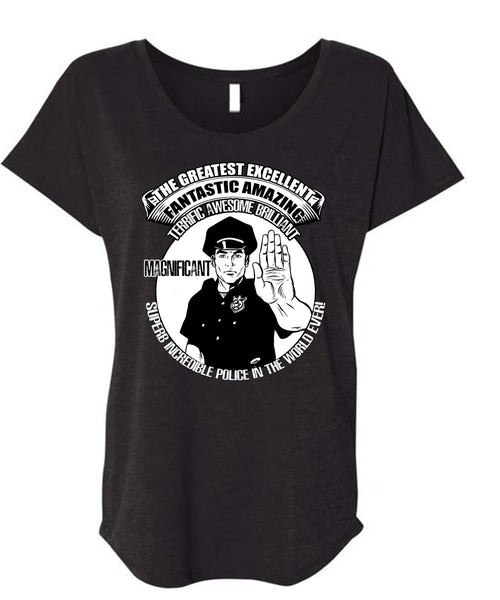 A black t-shirt with the shopify logo