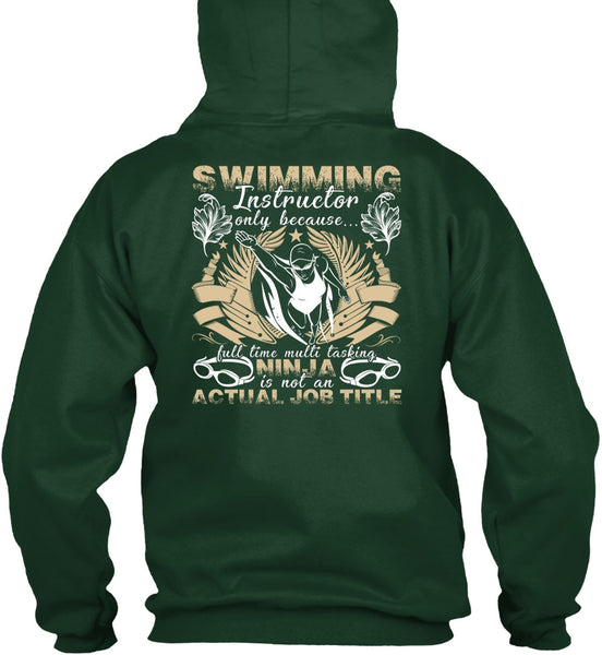 Swimming Instructor T Shirt, Being A Swimmer T Shirt