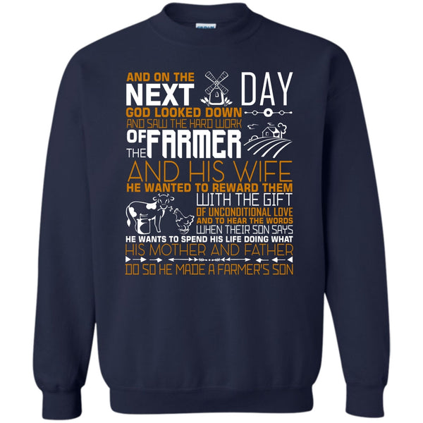 He Made A Farmer's Son T Shirt, I'm A Farmer's Son Sweatshirt