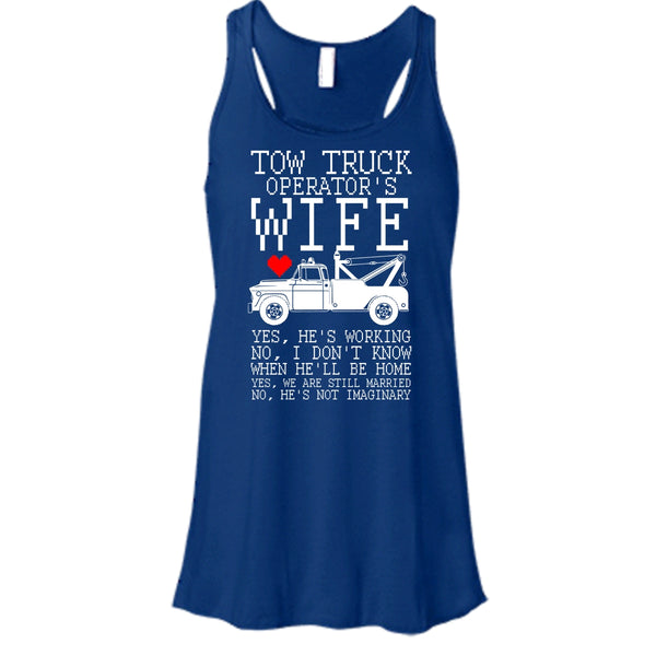 Tow Truck Operator's Wife T Shirt, I'm A Truck Operator's Wife T Shirt, Cool T Shirt