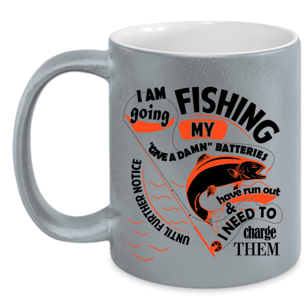 Awesome Fishing Coffee Mug, I Am Going Fishing Accent Mug
