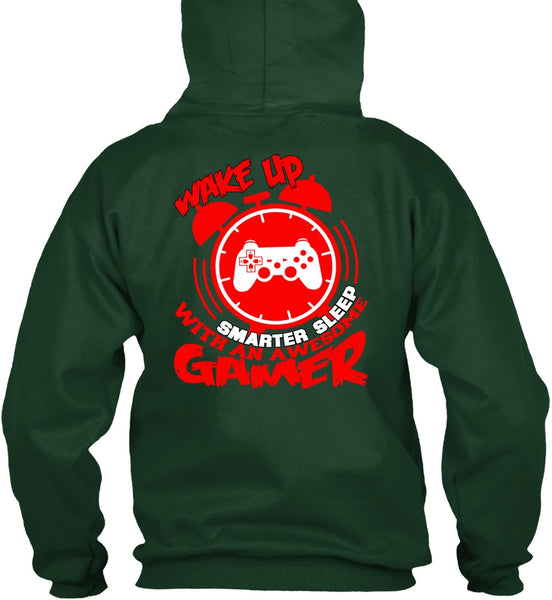 Awesome Gamer T Shirt, Wakeup Smarter Sleep T Shirt