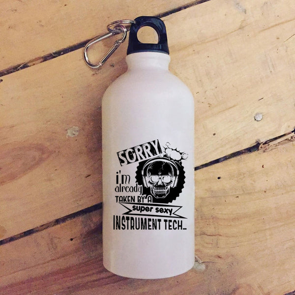 I'm Already Taken By An Instrument Tech 20 oz Stainless Steel Bottle,Cool Just Married Outdoor Sports Water Bottle