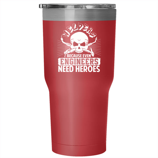 Welders Tumbler 30 oz Stainless Steel, Cool Gift For Welders Travel Mug