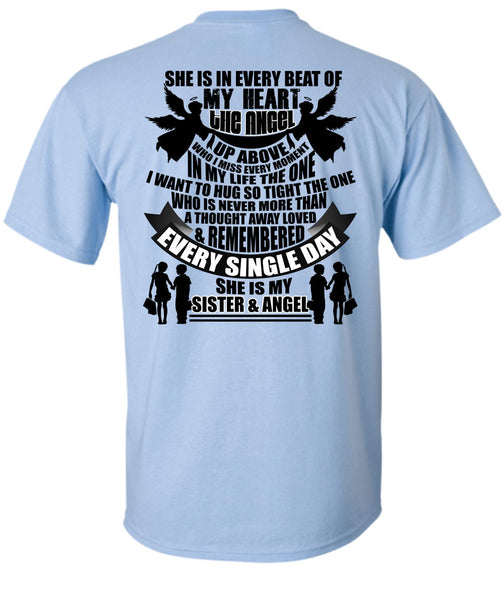 She Is My Sister And Angel T Shirt, I Love Sister T Shirt