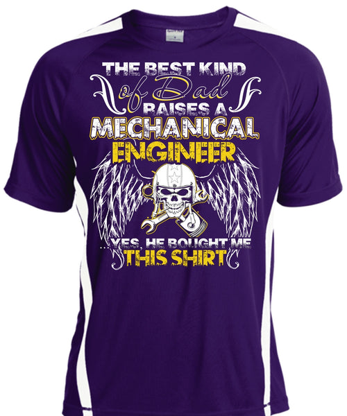 Dad Raises A Mechanical Engineer T Shirt, Being A Mechanic T Shirt, Cool Shirt