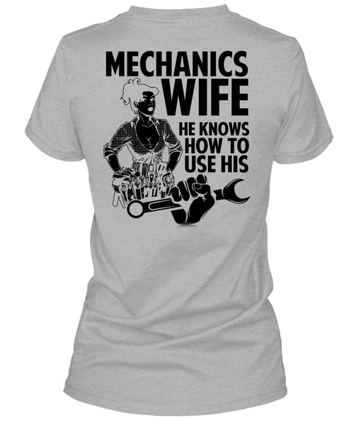 Mechanic's Wife T Shirt, I Love Wife T Shirt