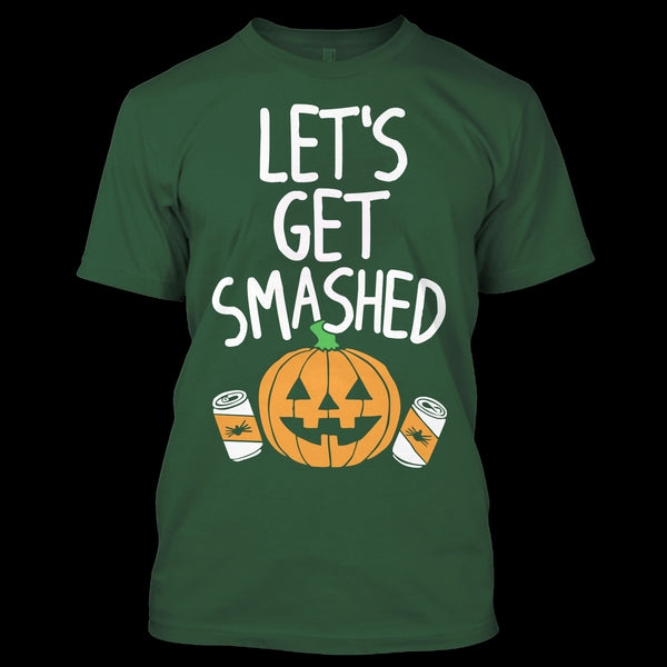 A black t-shirt with the shopify logo