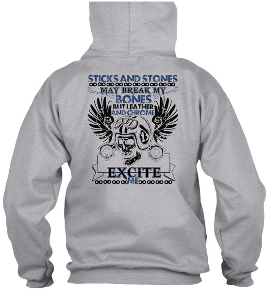 Sticks And Stones T Shirt, I Love Biker T Shirt