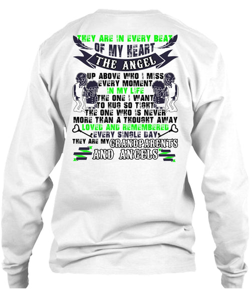 Grandparents And Angels T Shirt, I Love Papa T Shirt