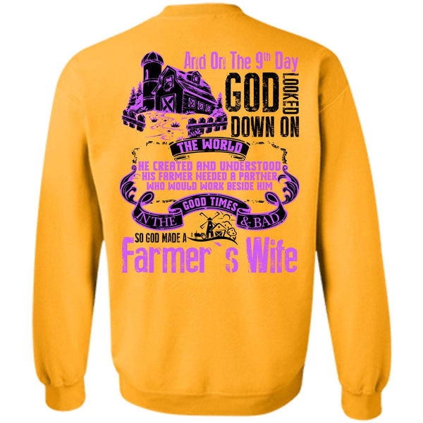 I Love Farming T Shirt, God Made A Farmer's Wife Sweatshirt