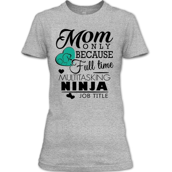 A black t-shirt with the shopify logo