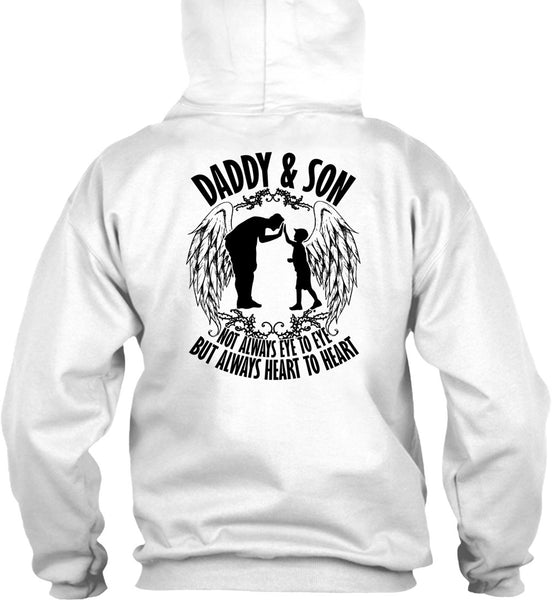 Daddy And Son Not Always Eye To Eye T Shirt, I Love Papa T Shirt