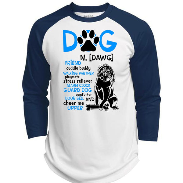 Dog Friend Cuddle Buddy Walking T Shirt, Dog Comforter Door Bell T Shirt, Awesome T-Shirts  (Polyester Game Baseball Jersey)