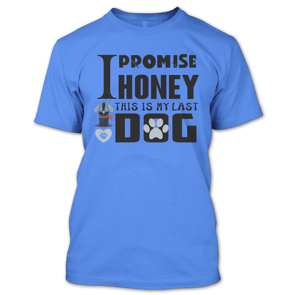 A black t-shirt with the shopify logo