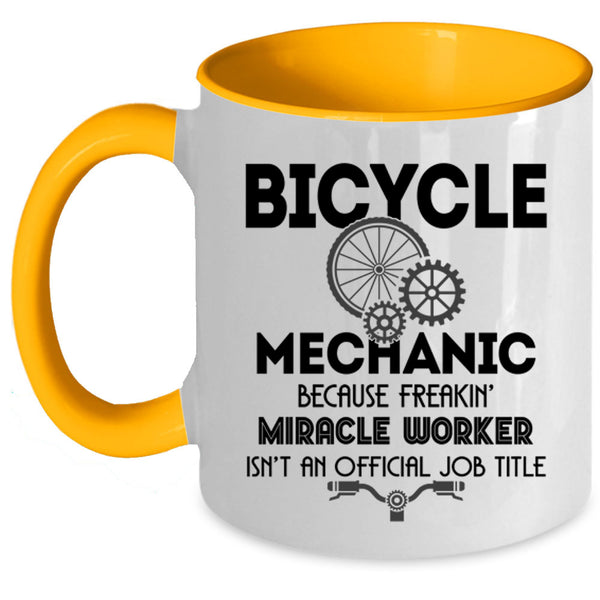Not An Official Job Title Coffee Mug, Bicycle Mechanic Accent Mug