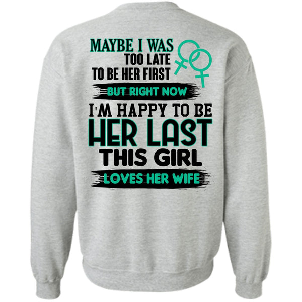 I Love Husband T Shirt, This Girl Loves Her Wife Sweatshirt