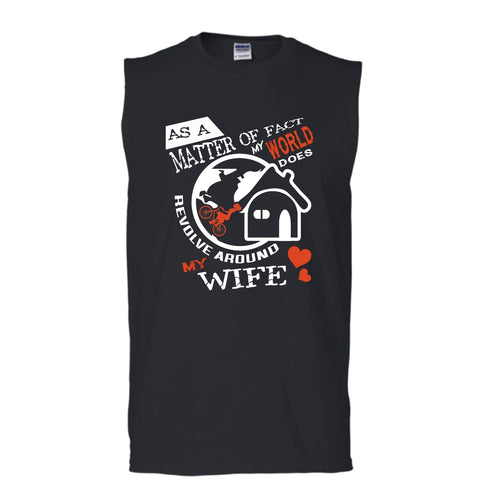 A black t-shirt with the shopify logo