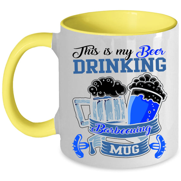 Outdoor Coffee Mug, This Is My Beer Drinking Barbecuing Accent Mug